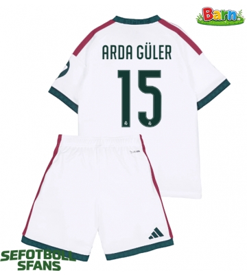 Real Madrid Arda Guler #15 Hemmaställ Barn 2026-27 Kortärmad (+ Korta byxor)
